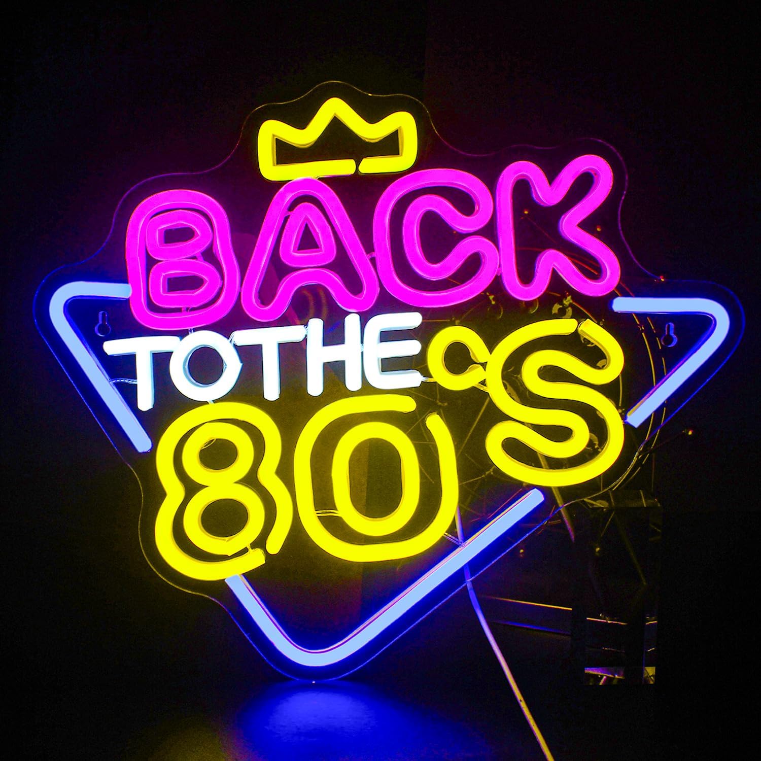Looklight Back to The 80's - Insegna Neon LED USB
