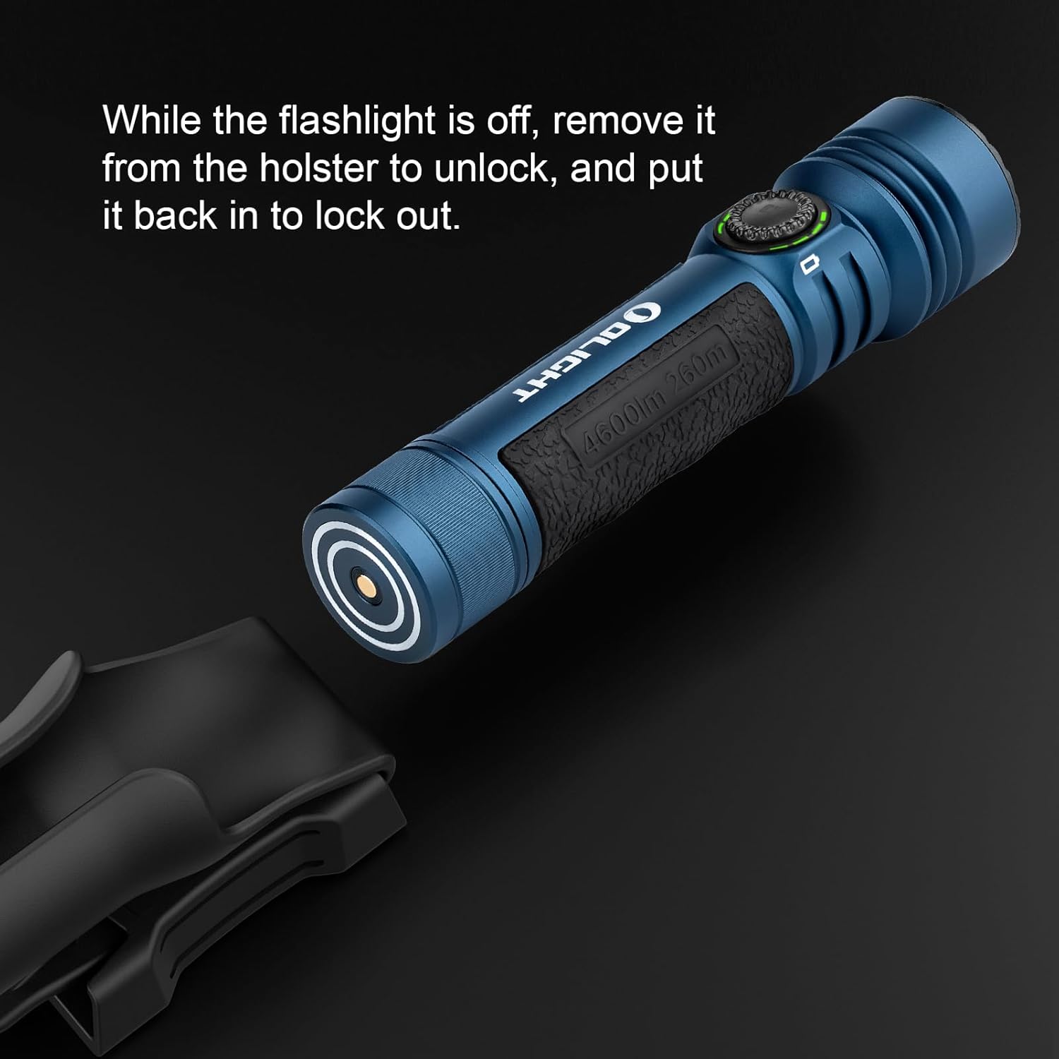 OLIGHT Seeker 4 Pro Torcia Ricaricabile 4600 Lumen, Blu Scuro - immagine 7