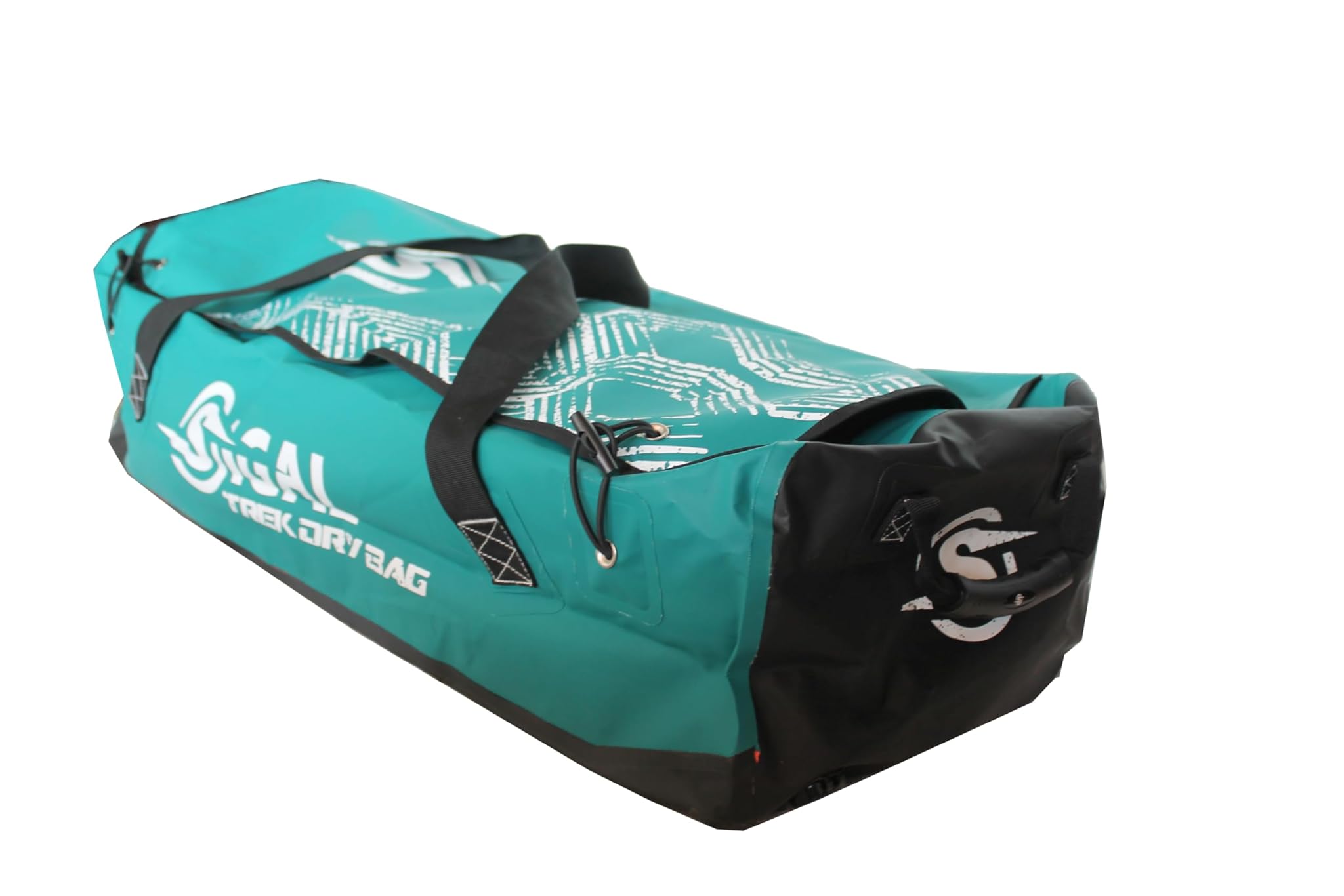 Sigalsub Trek Dry Bag - Borsa Impermeabile 114L, Nero/Verde