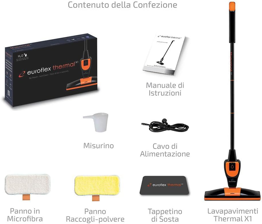 Euroflex Thermal X1 Lavapavimenti Senza Filo - immagine 2