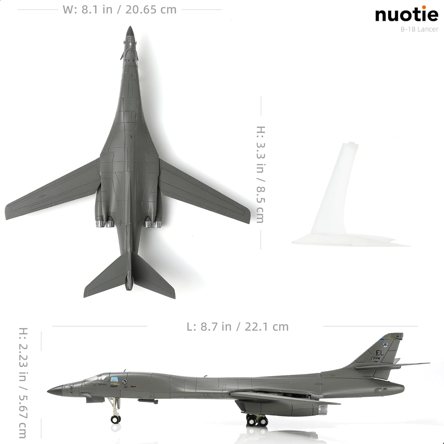 Nuotie 1/200 B-1B Lancer - Modello Aereo US Airforce - immagine 2