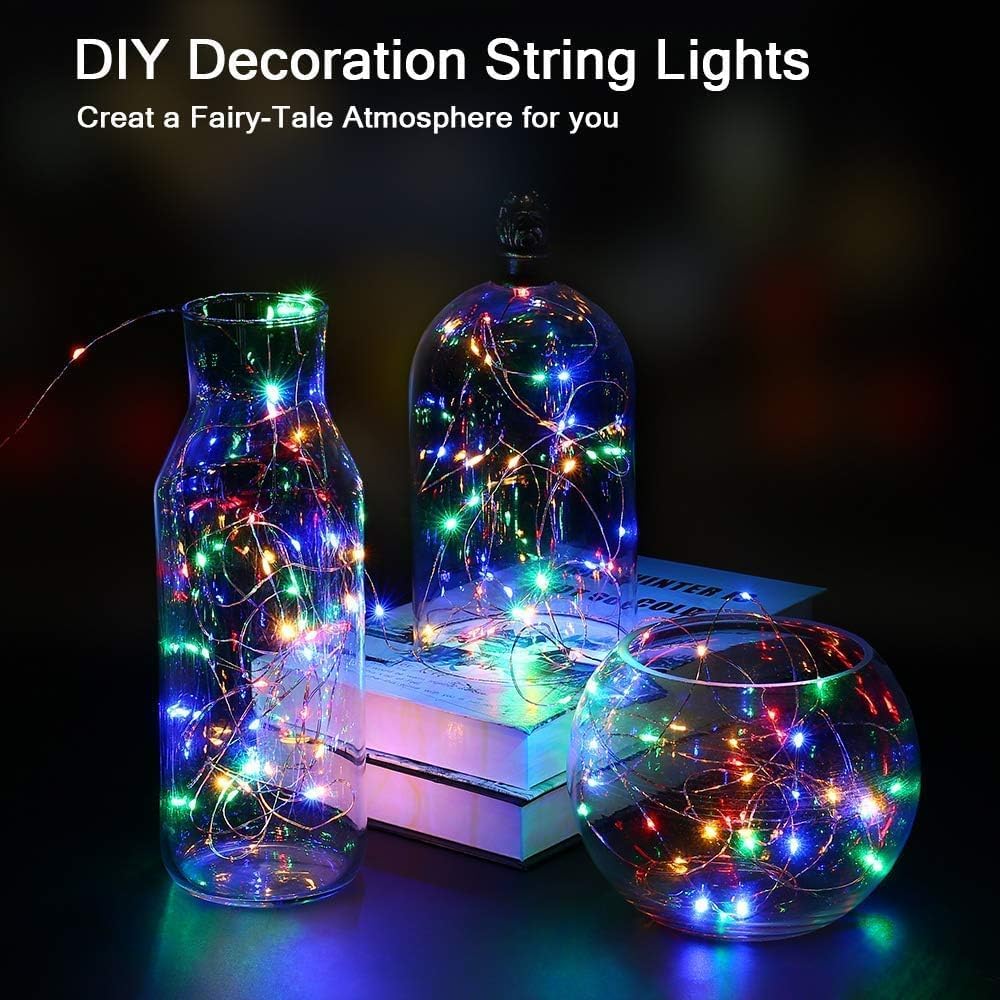 Huayifa Led Stringa Luci a Batteria 2M 20 LED (6 pezzi) - immagine 3