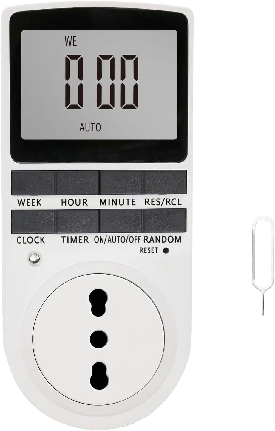 Presa Timer Elettronico Digitale Programmabile 16A - immagine 1