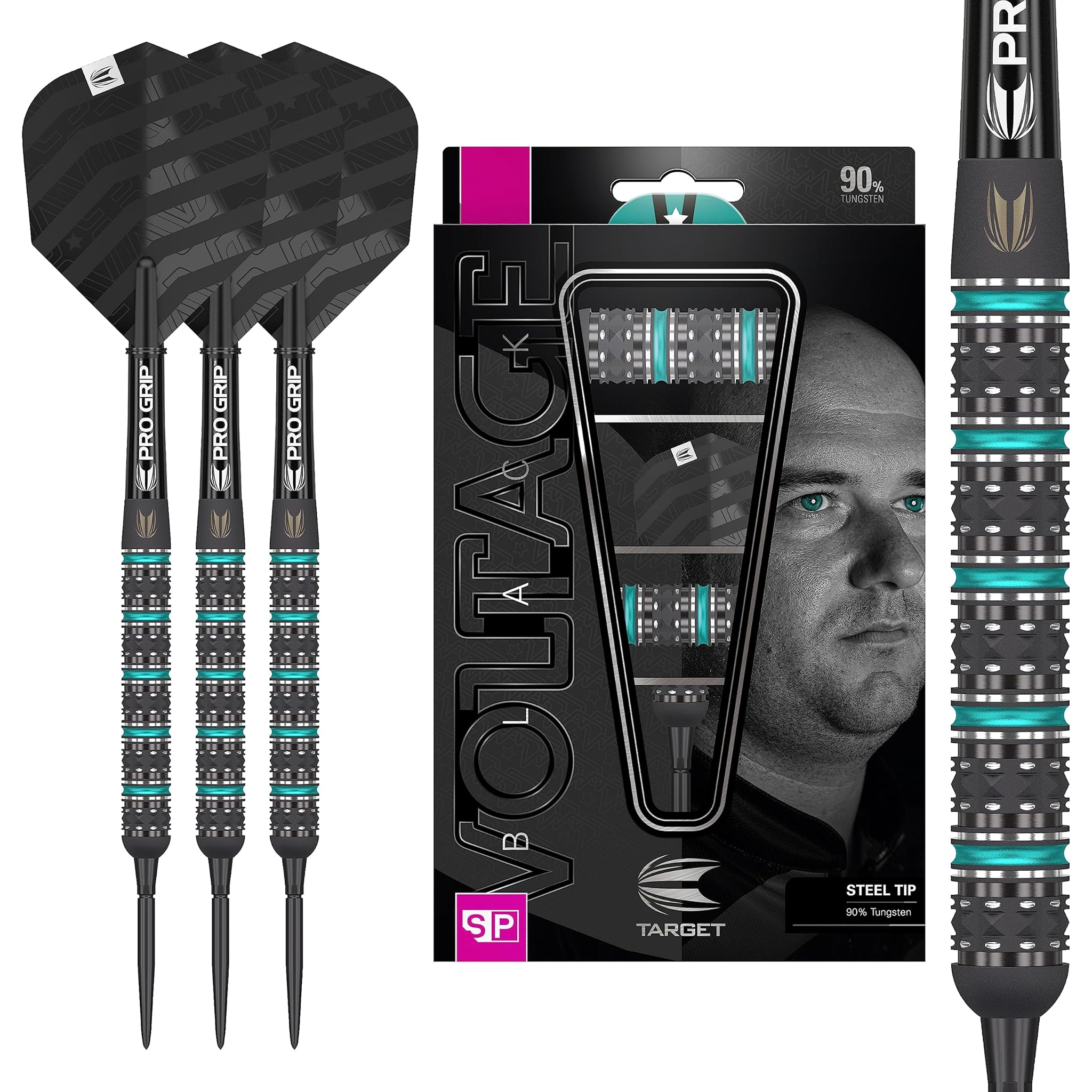 Target Darts Rob Cross Black Edition - Set Freccette