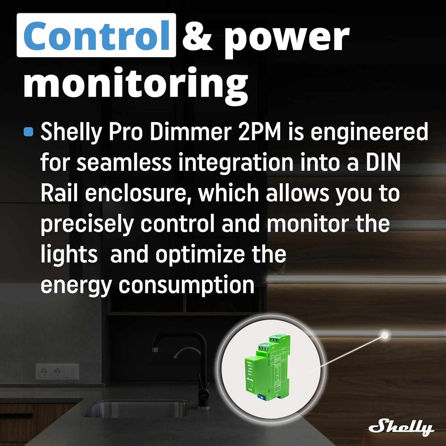 Shelly Pro Dimmer 2PM - Dimmer Smart 2 Canali - immagine 4