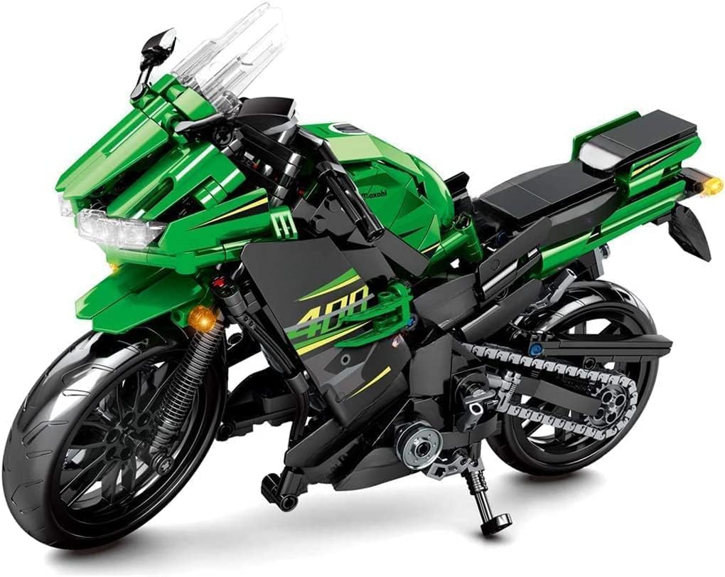 Blocco di Gioco Moto Kawasaki Ninja 400 (862 Pezzi)