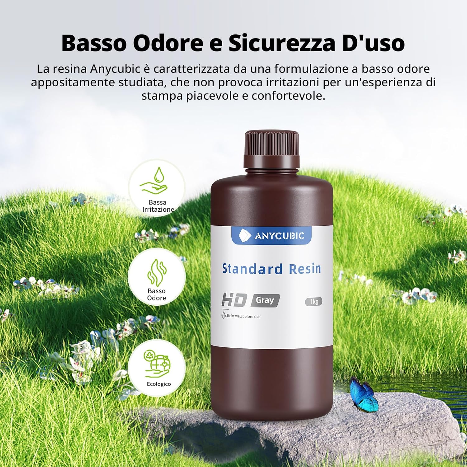 ANYCUBIC Resina Stampante 3D UV 405nm (2kg) - immagine 6