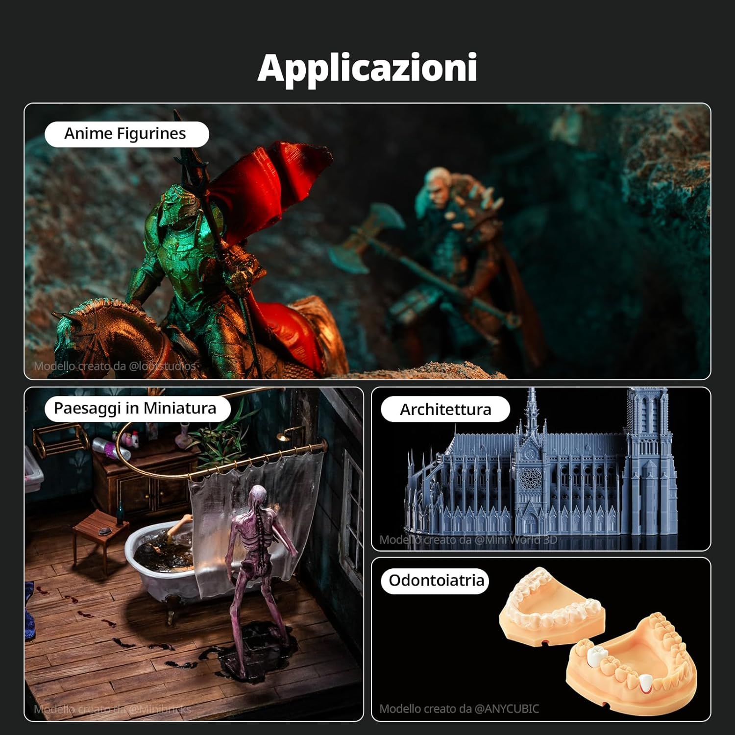 ANYCUBIC Resina Stampante 3D UV 405nm (2kg) - immagine 8