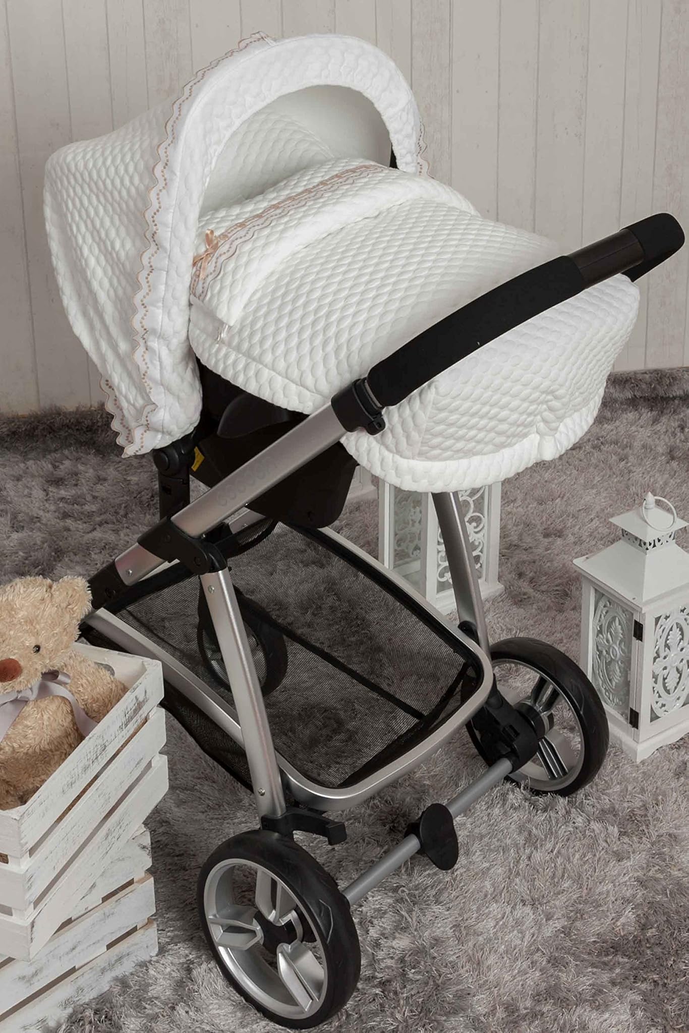 Sweet – Sacco porta bambino, gruppo 0, colore: bianco