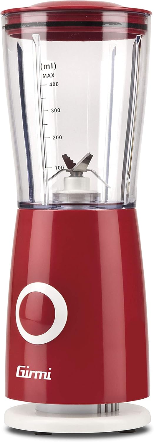 Girmi FR03 Frullatore Elettrico 400 ml, Rosso - immagine 1