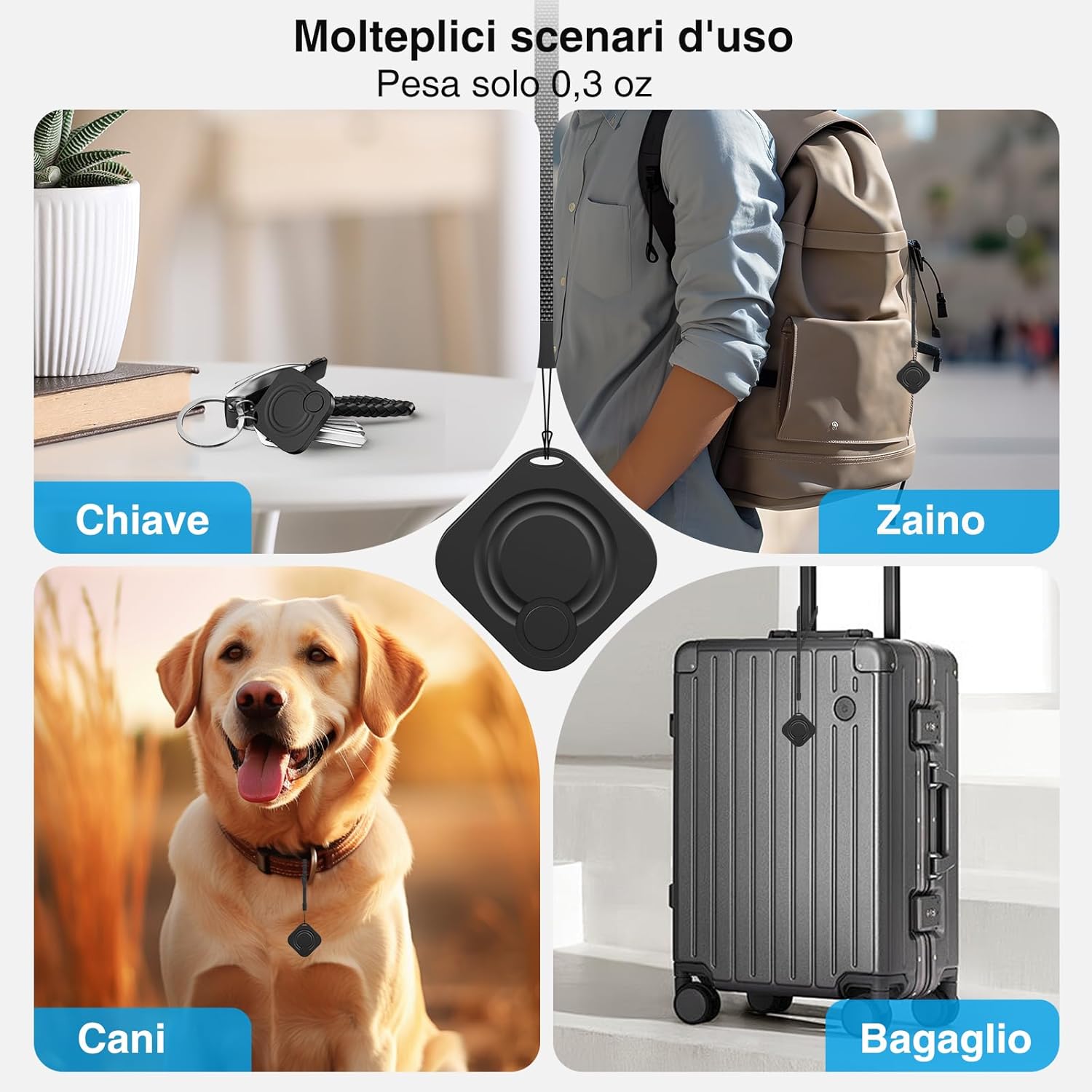 Localizzatori GPS Air Smart Tracker Tag - 2 Pezzi - immagine 6