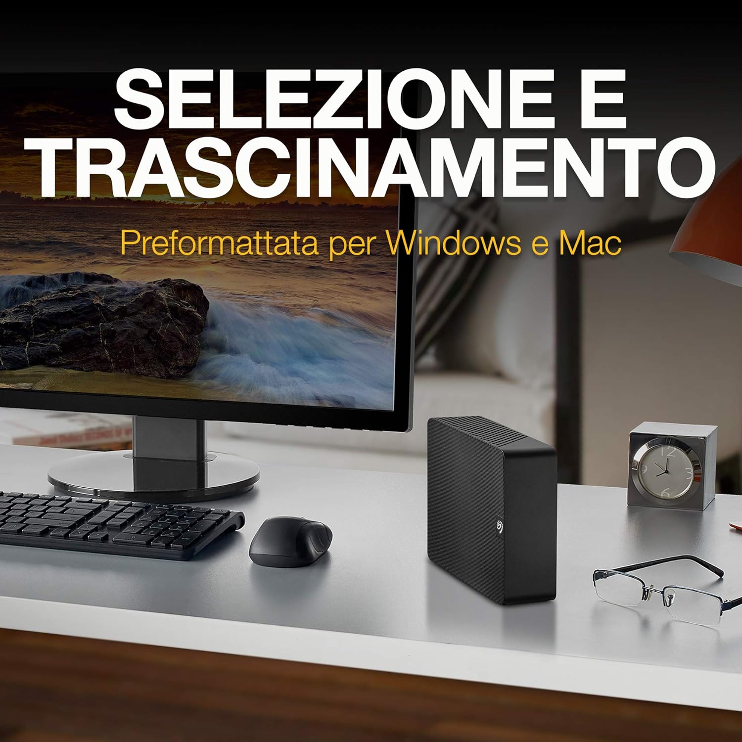 Seagate Expansion Desktop 4TB - Hard Disk Esterno USB 3.0 - immagine 5