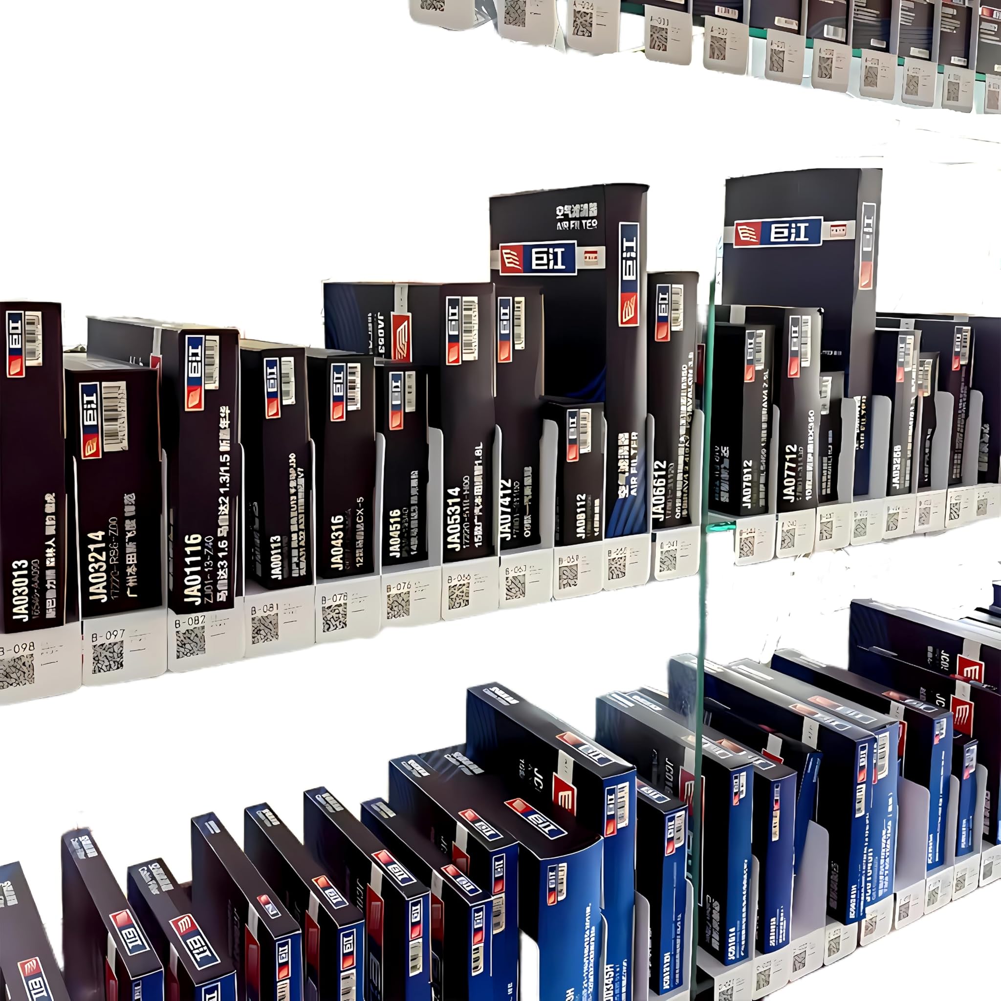 20 Pezzi Divisori per Scaffali 25x12 CM 1MM