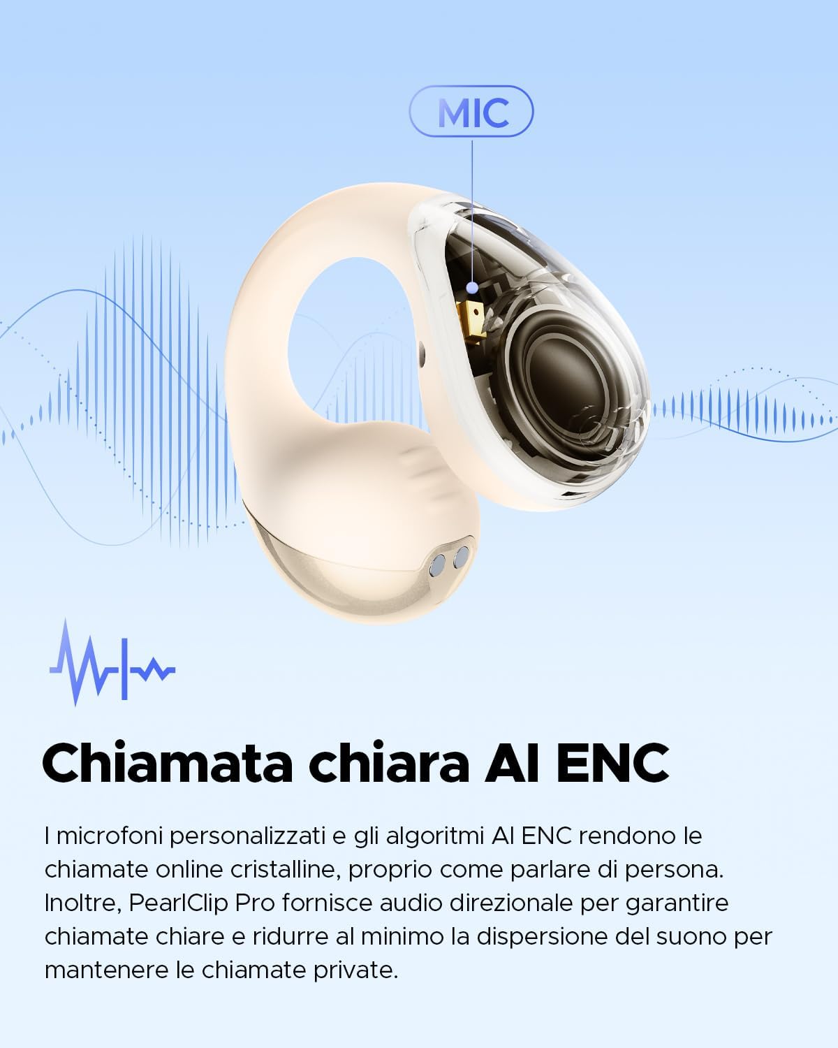 Soundpeats Pearlclip Pro Cuffie Wireless Open-ear - immagine 6