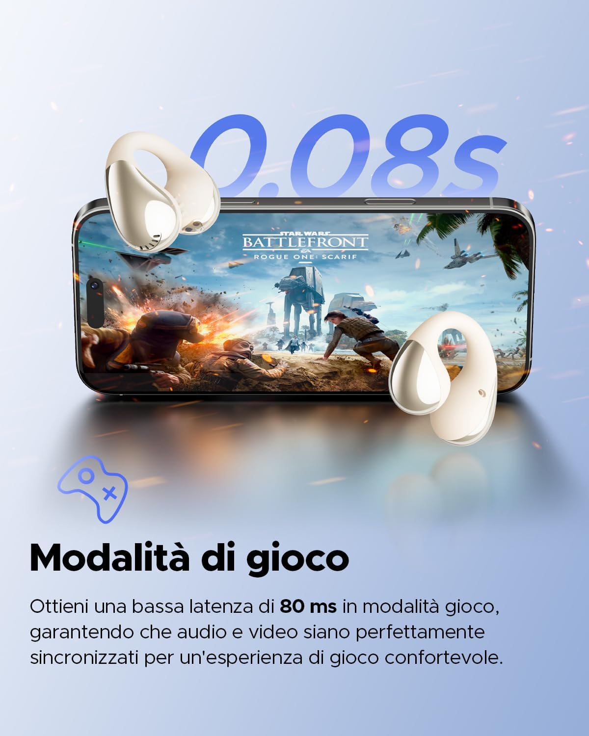 Soundpeats Pearlclip Pro Cuffie Wireless Open-ear - immagine 8