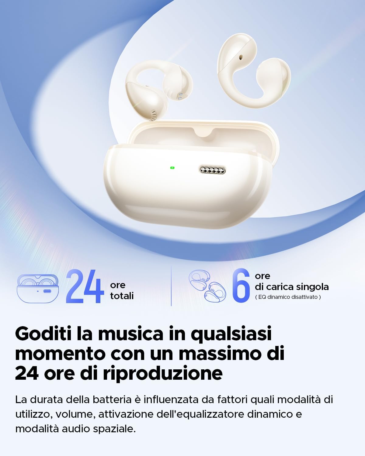 Soundpeats Pearlclip Pro Cuffie Wireless Open-ear - immagine 9