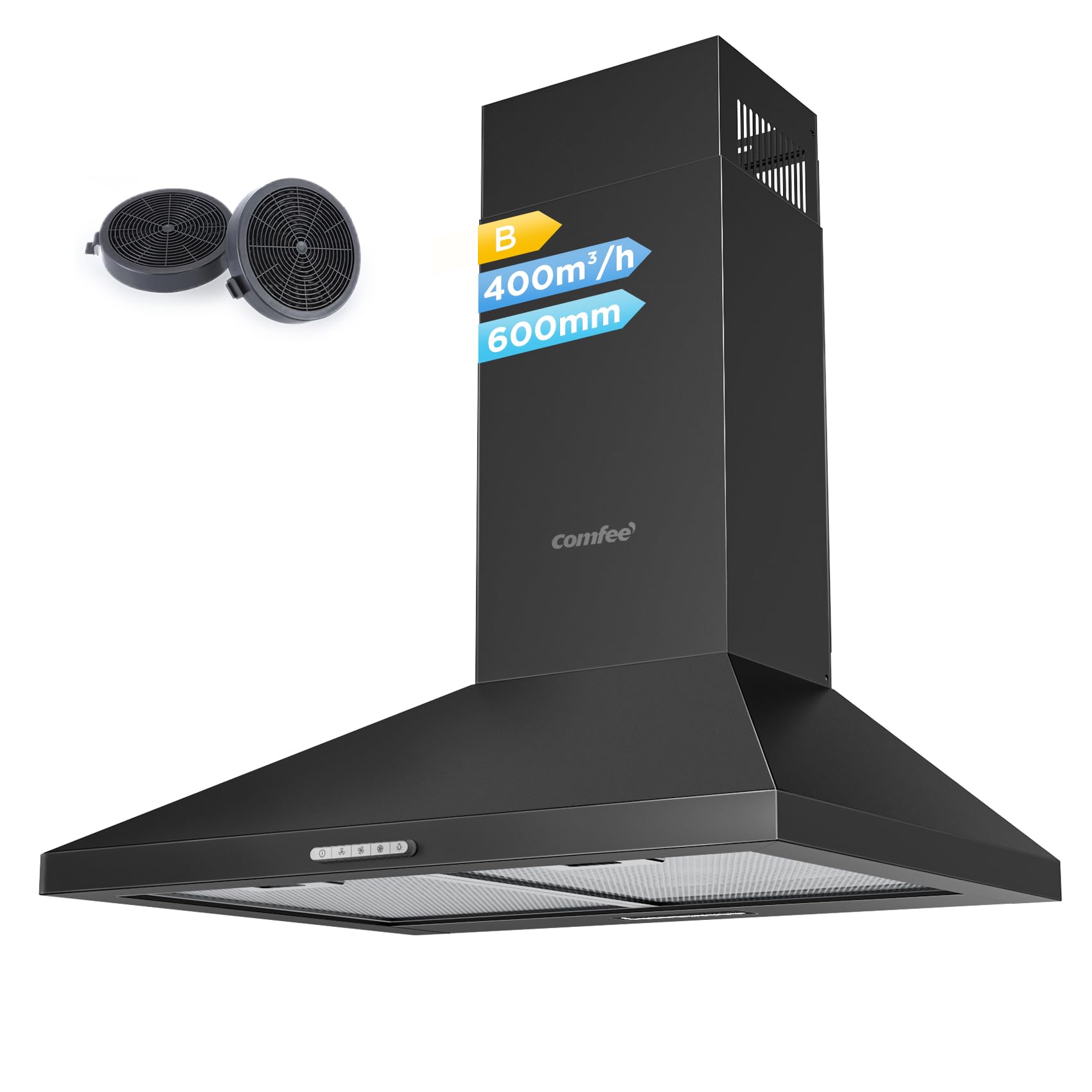 Comfee' Cappa Aspirante 60 cm PYRA17B-60 Nera