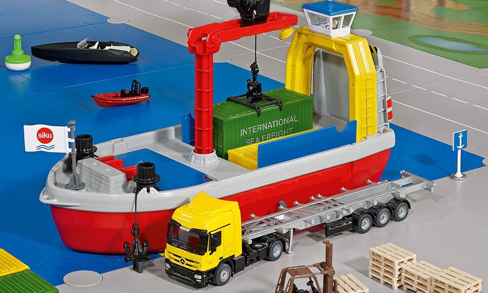 siku 5403 - Nave Portacontainer con Accessori - immagine 6