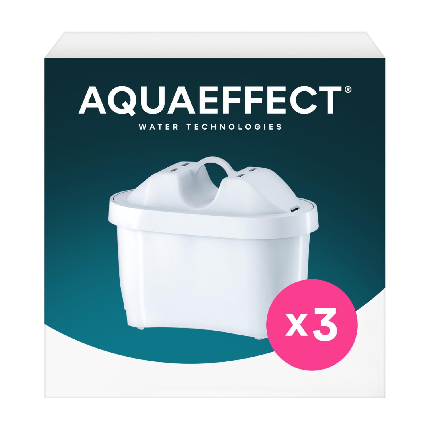 Aquaeffect MAX+ Filtri Acqua Compatibili Brita - 3 Pezzi