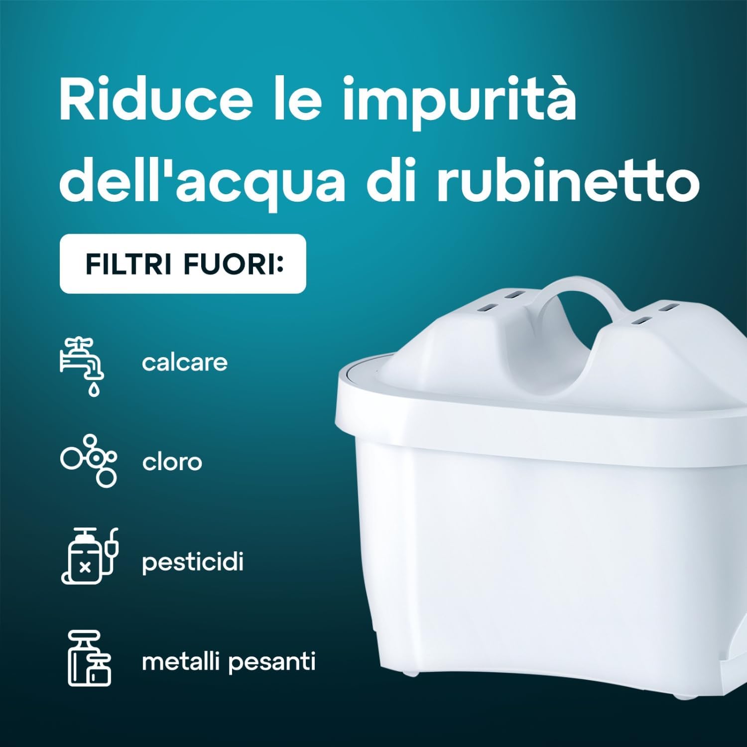 Aquaeffect MAX+ Filtri Acqua Compatibili Brita - 3 Pezzi - immagine 3