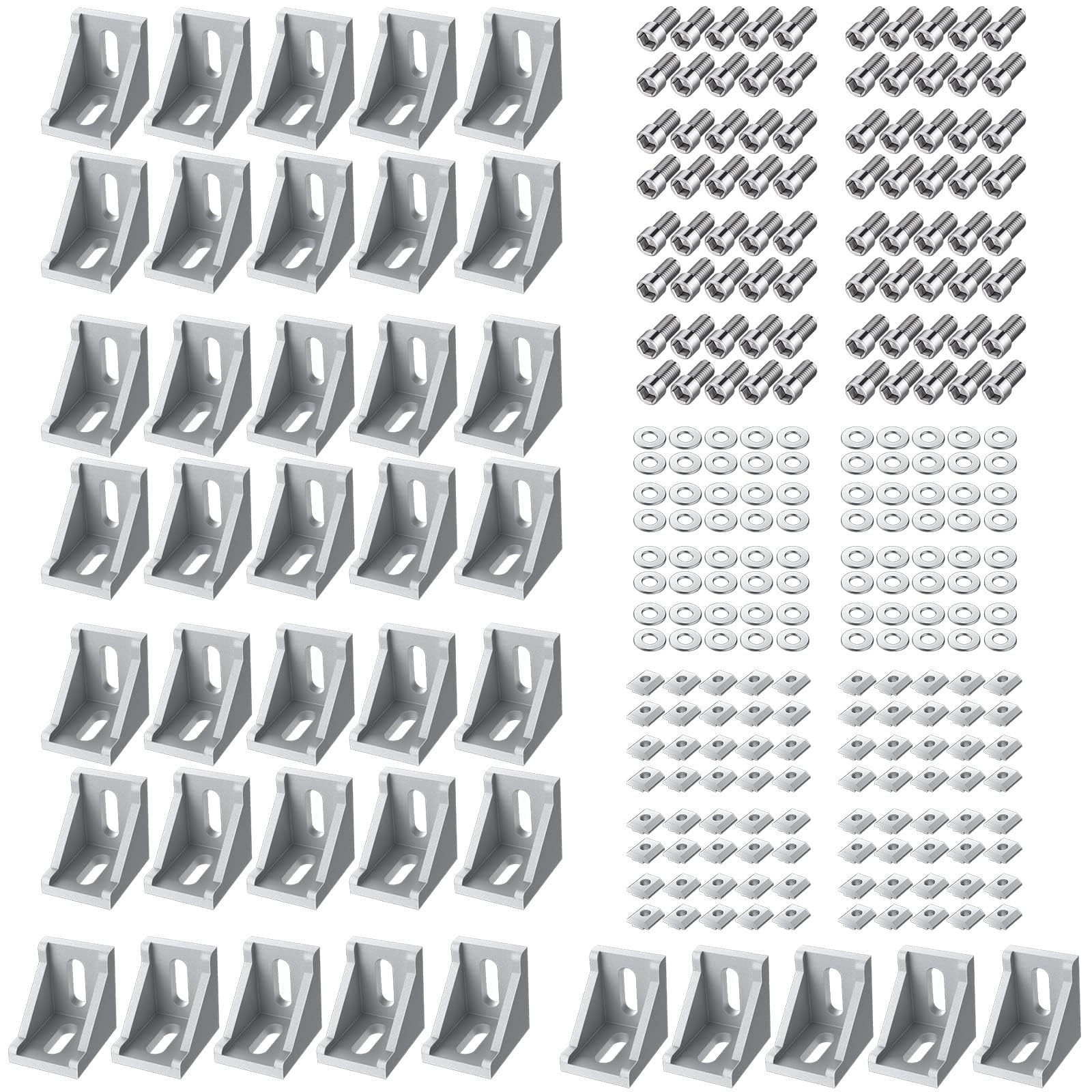 Eypins Staffa Angolare 90 Gradi Aluminum Profile 3030