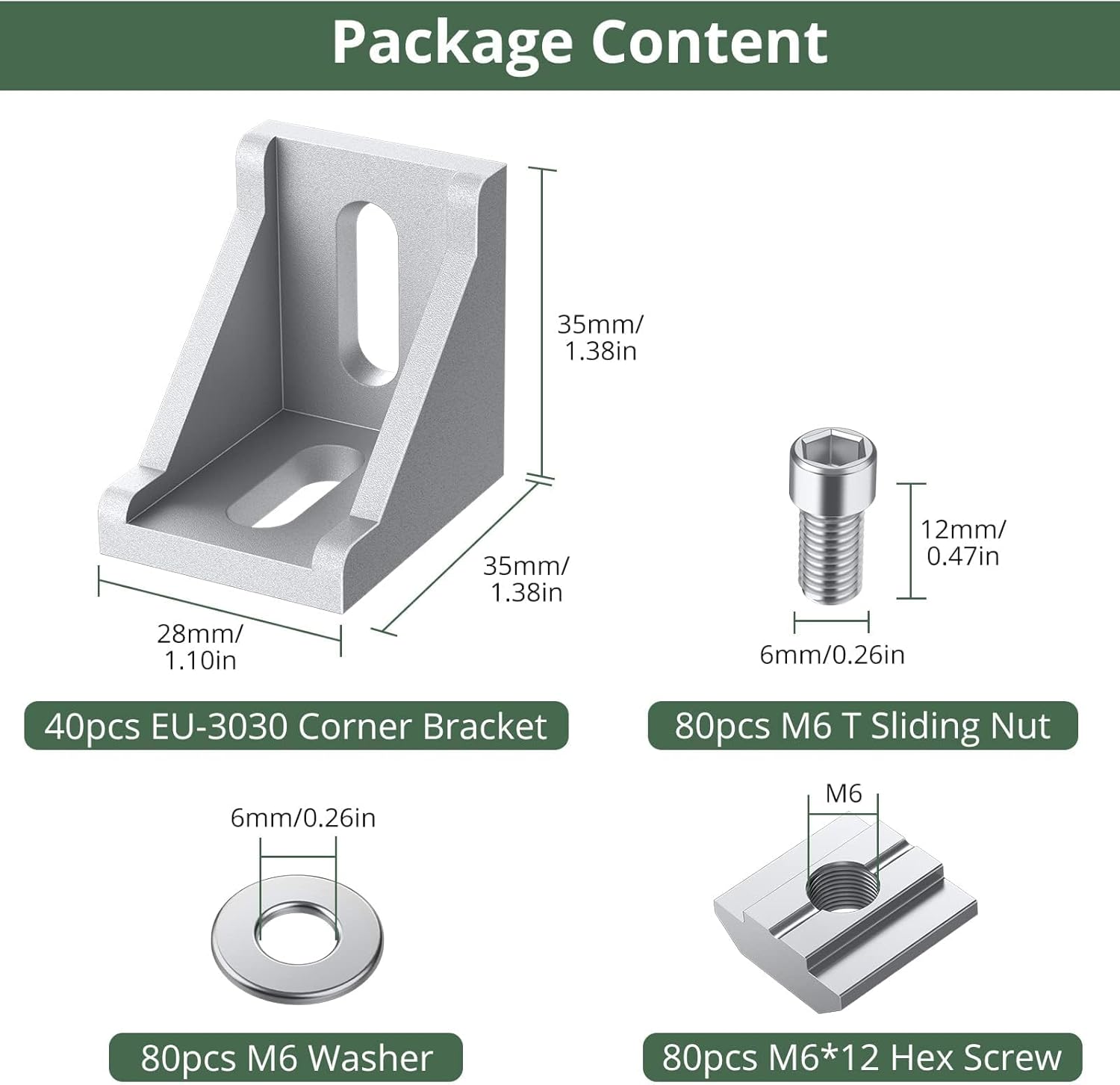 Eypins Staffa Angolare 90 Gradi Aluminum Profile 3030 - immagine 2