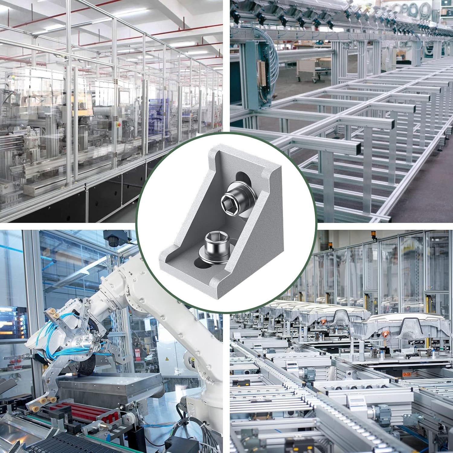 Eypins Staffa Angolare 90 Gradi Aluminum Profile 3030 - immagine 6