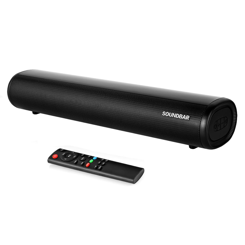 Tkmars Soundbar TV Mini Bluetooth con Subwoofer