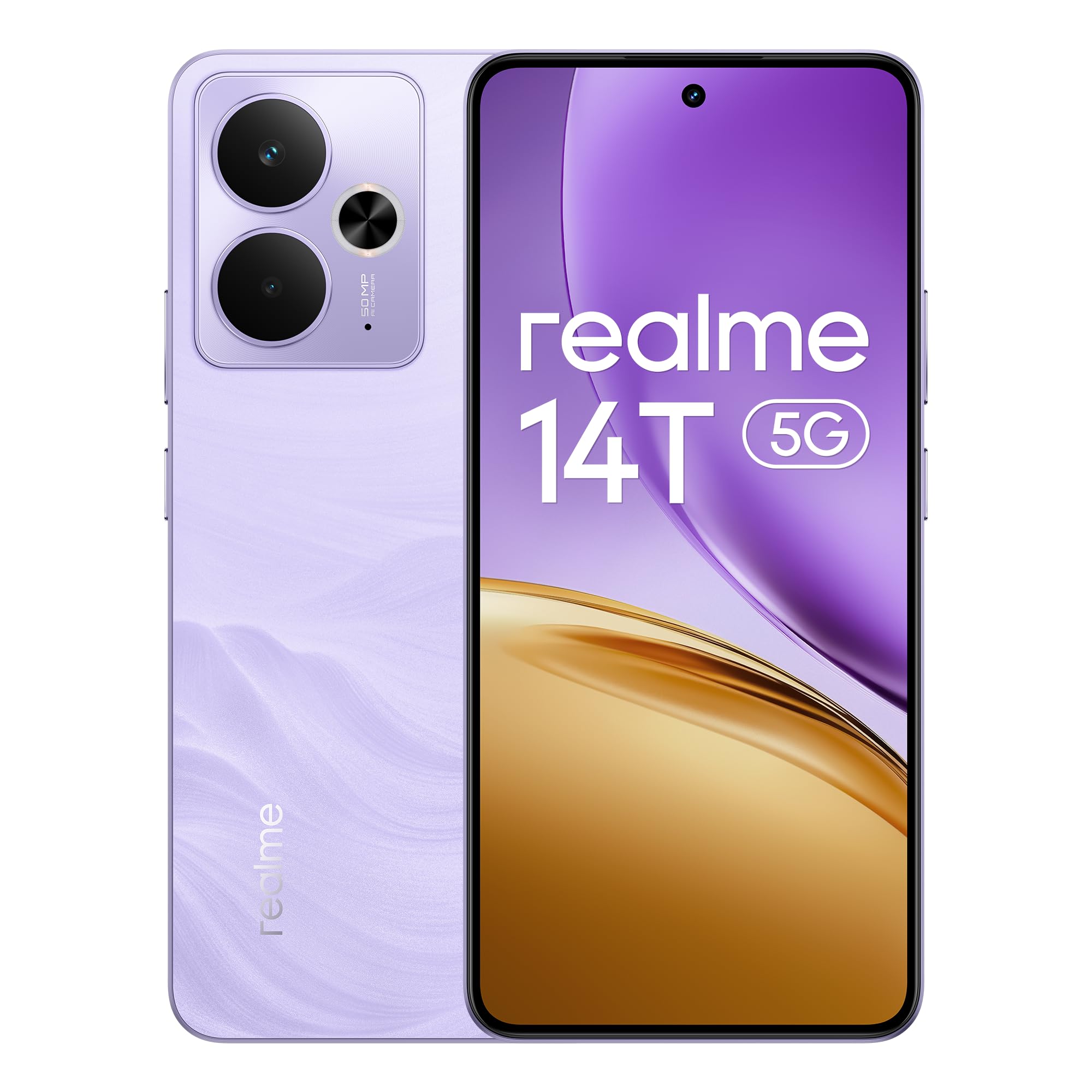 Realme Smartphone 14T 5G 8+256GB, Lightning Viola