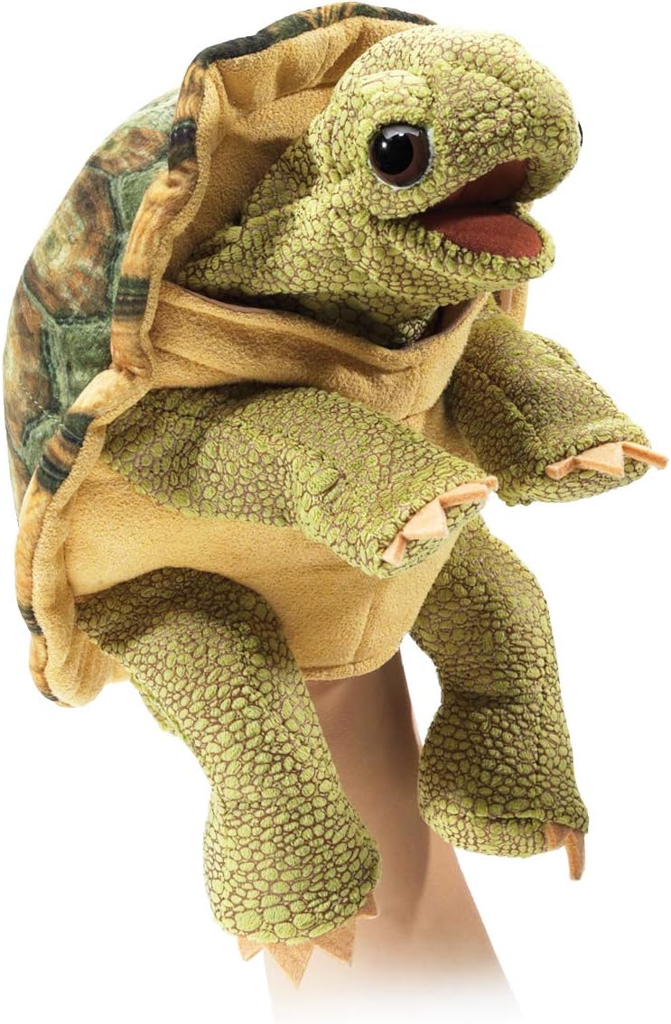 Folkmanis Standing Tortoise Hand Puppet 3156 Multi-Coloured - immagine 1
