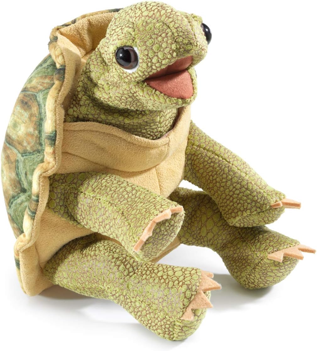 Folkmanis Standing Tortoise Hand Puppet 3156 Multi-Coloured - immagine 2