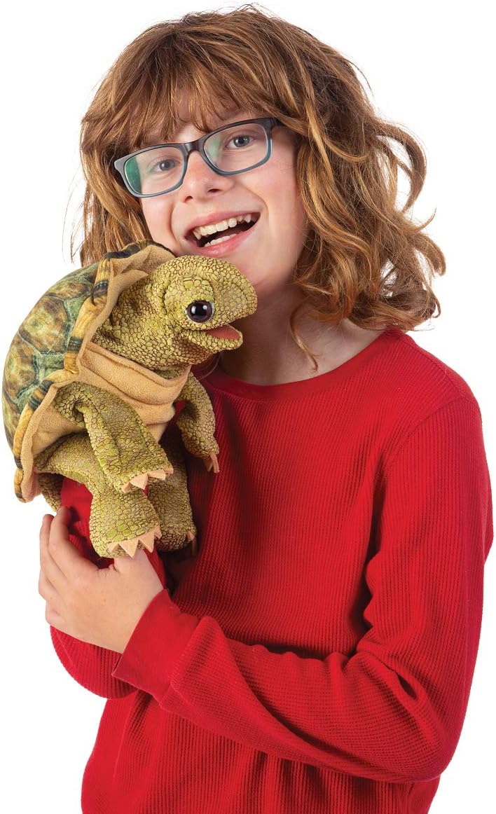 Folkmanis Standing Tortoise Hand Puppet 3156 Multi-Coloured - immagine 4