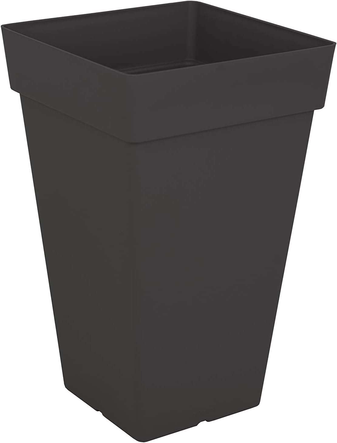 Vaso Alto Quadrato Capri 50 cm Antracite - immagine 1