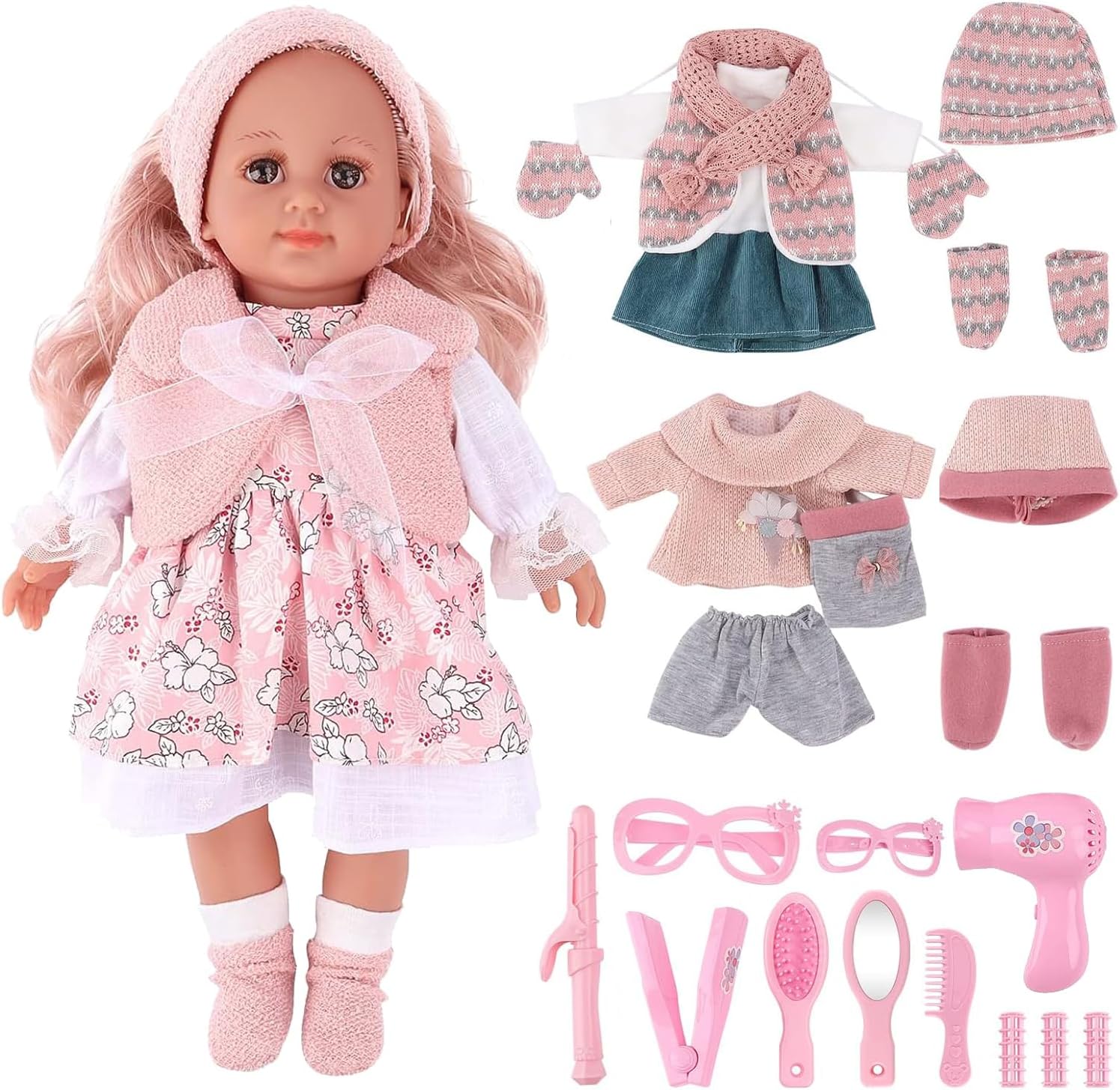deAO Set da Gioco per Bambole Fashion Doll 36cm - immagine 1