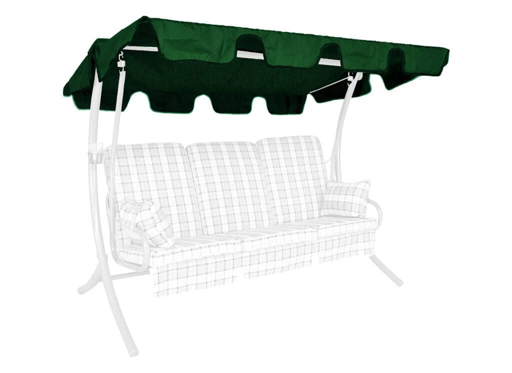 Angerer Tetto del Dondolo Universale, qualità Polyester, Colore Verde