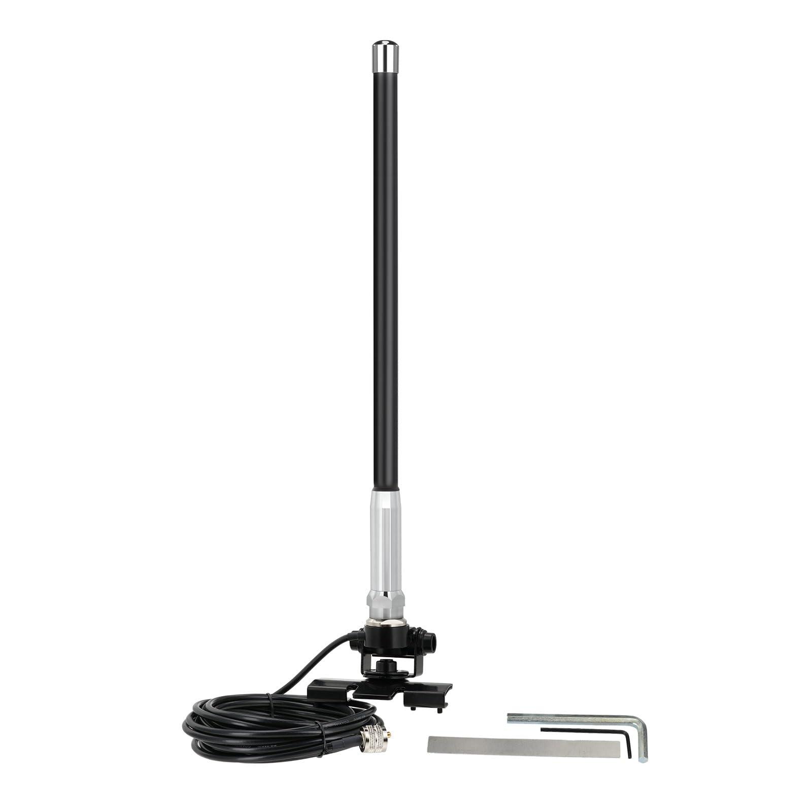 Bingfu Antenna Radio Mobile VHF UHF Bibanda 136-460 MHz