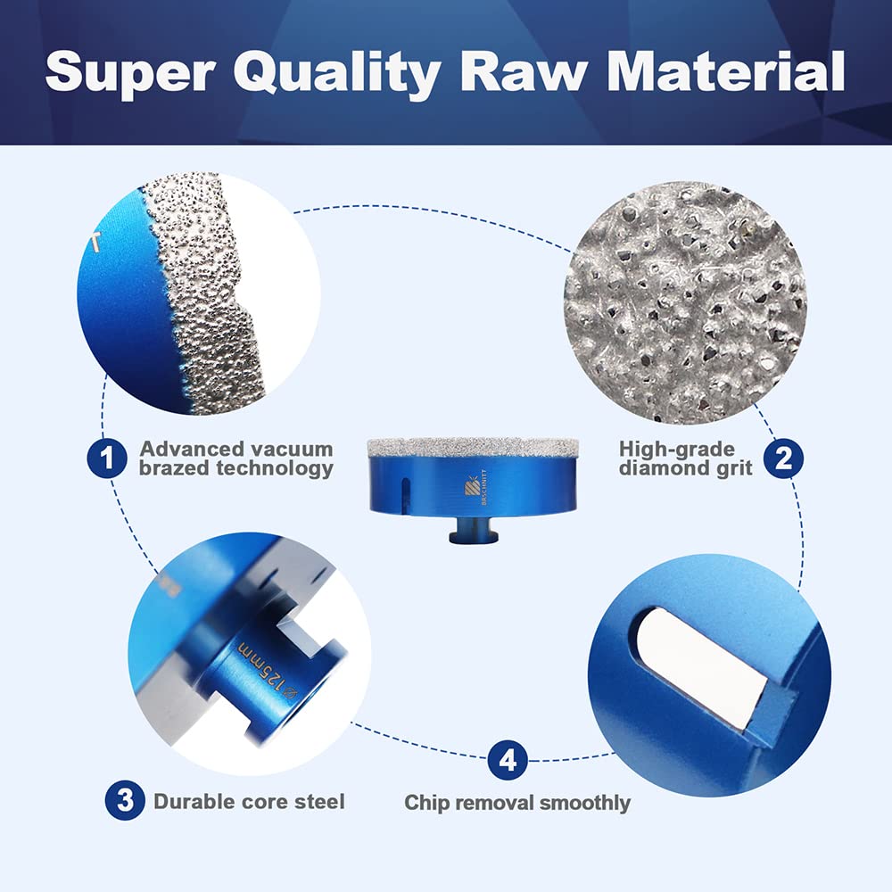 Brschnitt Punta Trapano Diamantata 125mm M14 - immagine 3