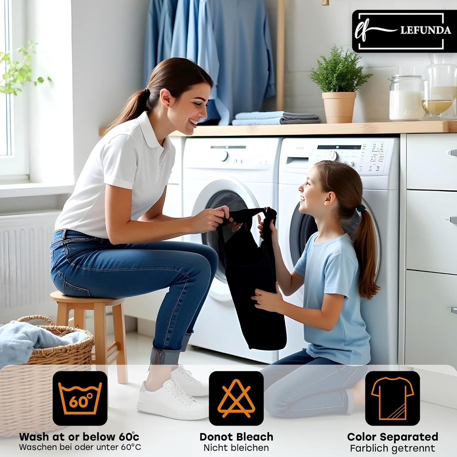 Grembiule da Cucina Impermeabile con 3 Tasche - immagine 7