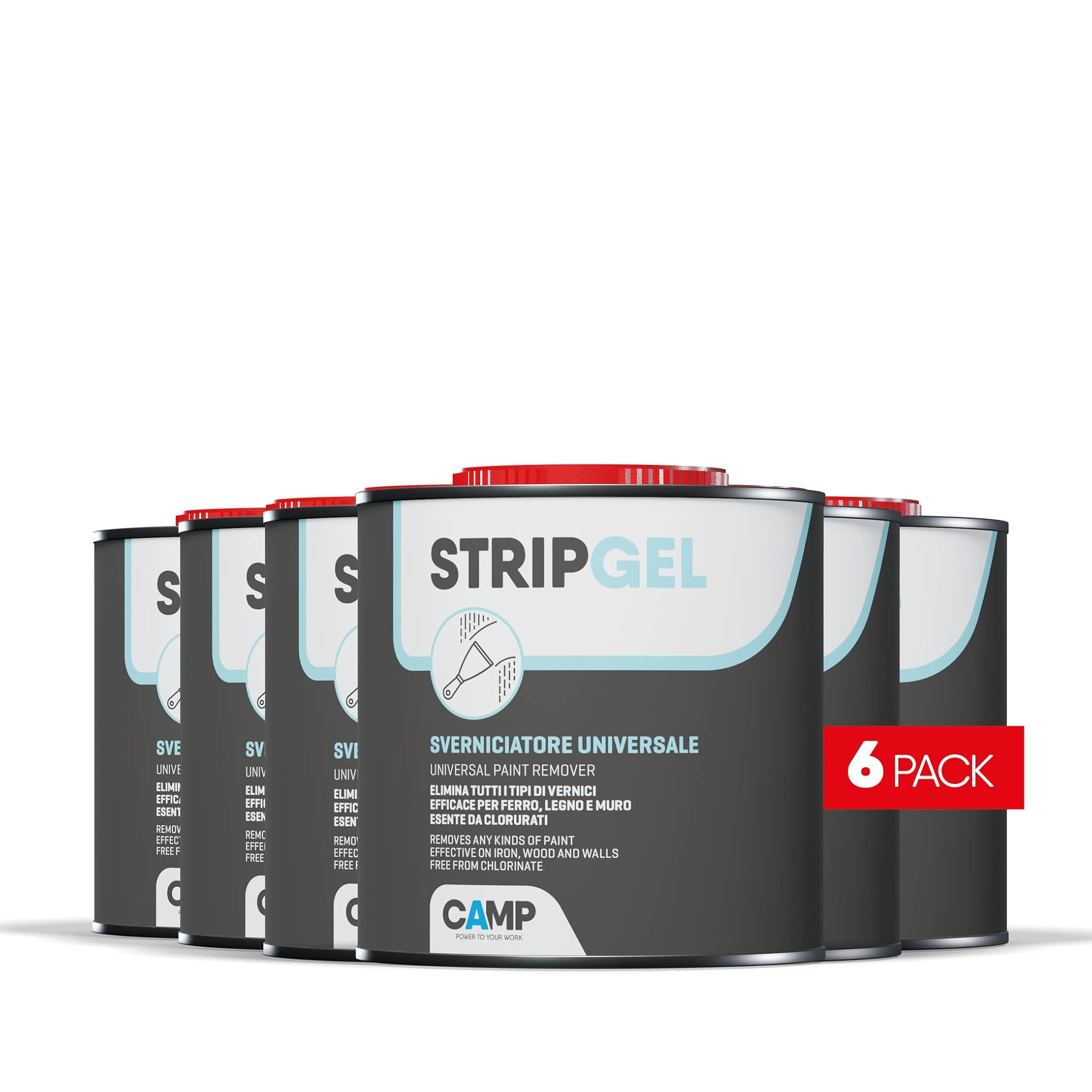 Camp STRIP GEL - Sverniciatore Professionale 6x750ml