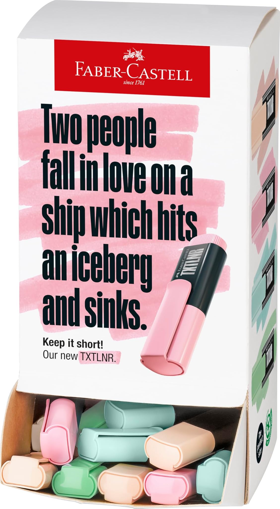 Faber-castell TXTLNR - Set 60 Evidenziatori Pastello Mini