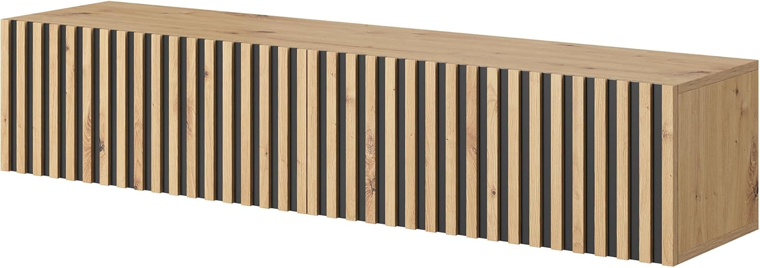 Selsey Mobile TV 140 cm - Rovere Artisan/Nero