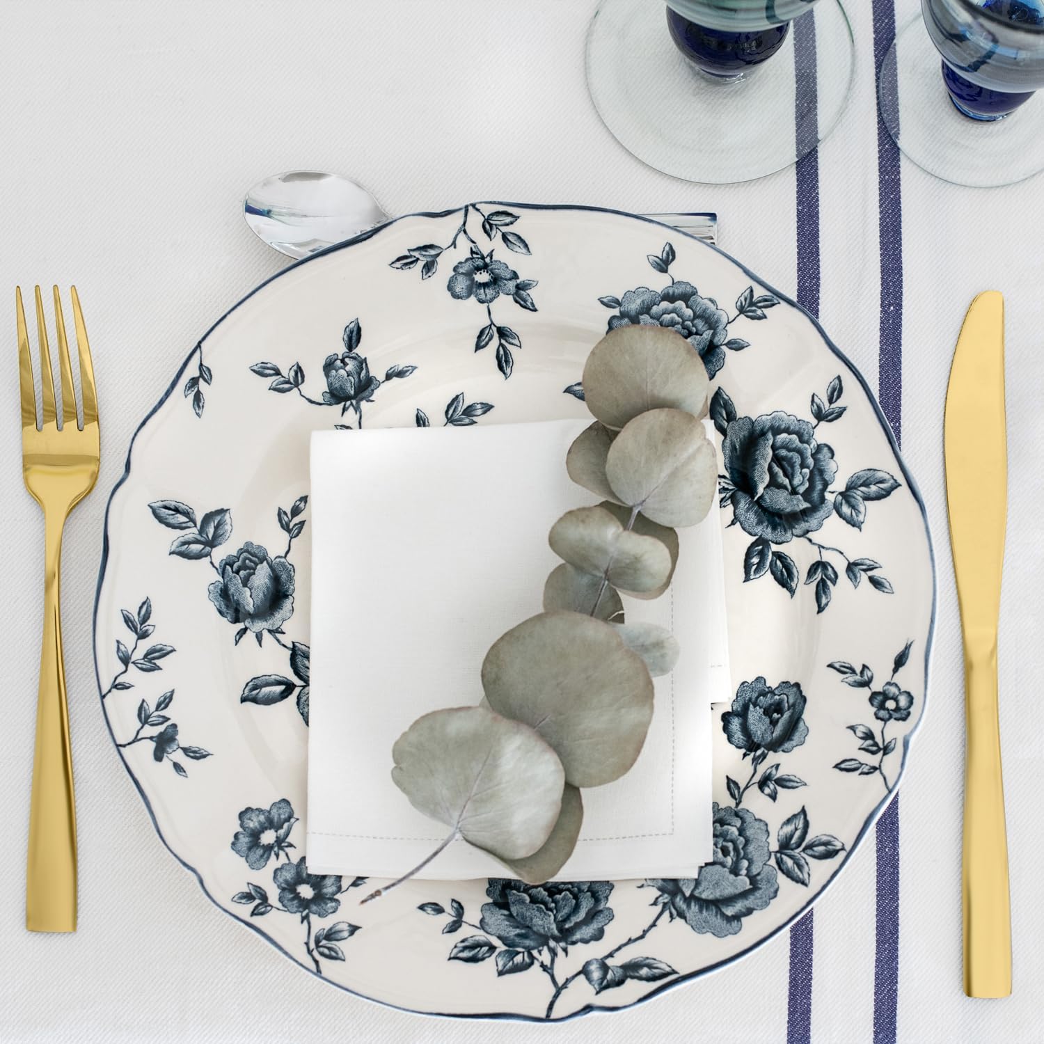 Otto Koning Set Posate Acciaio Inox Dorate 32 Pezzi - immagine 2