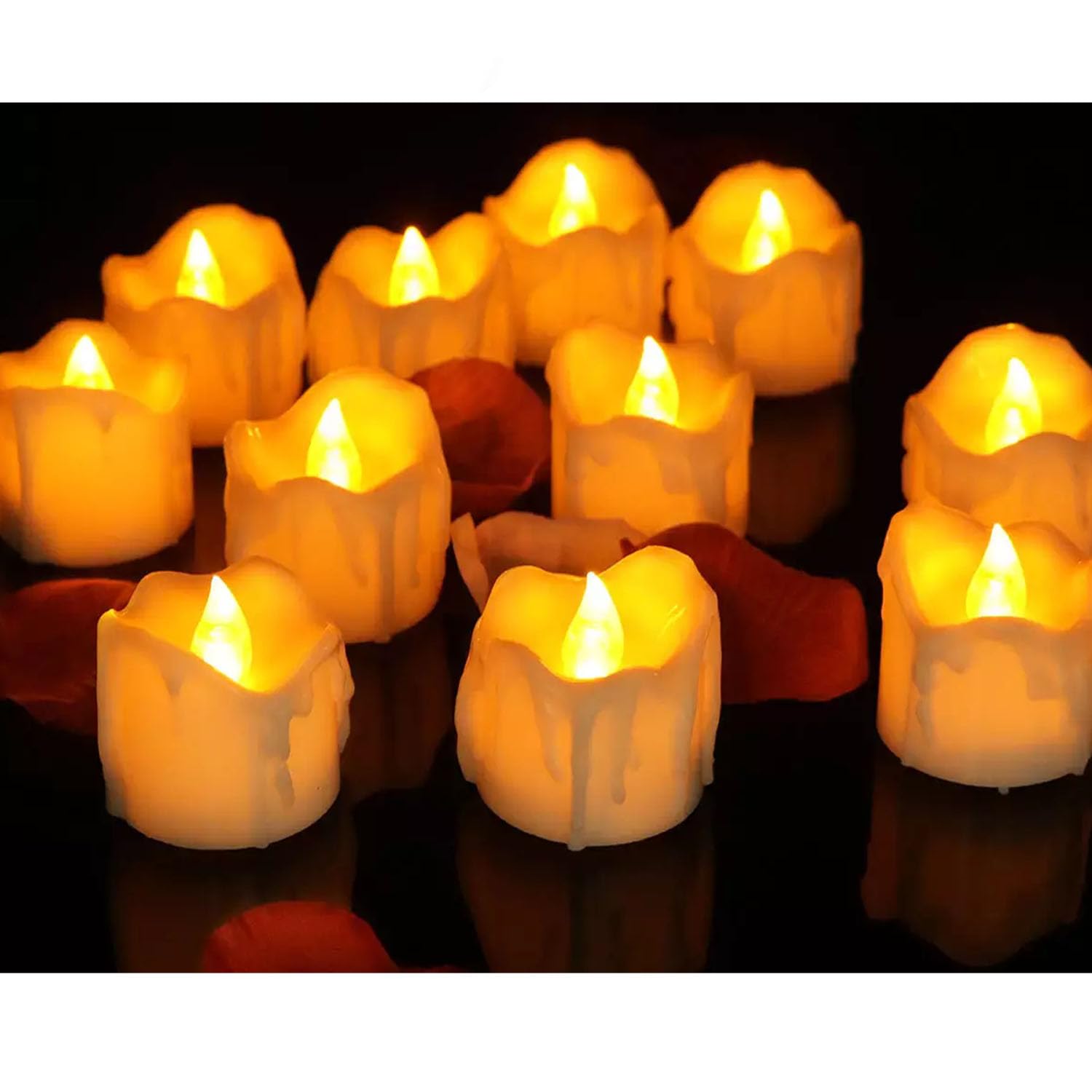 Jonami Candele LED Sfarfallio Senza Fiamma [12pcs]