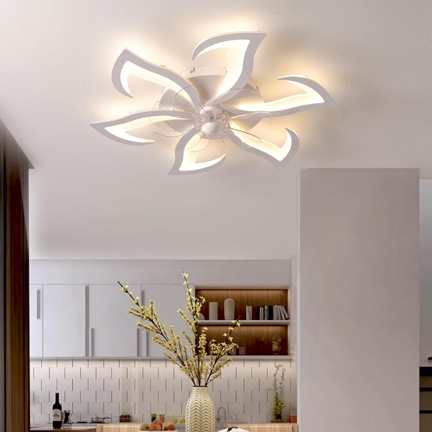 Myycx Ventilatore da Soffitto con Luce LED Dimmerabile - immagine 4