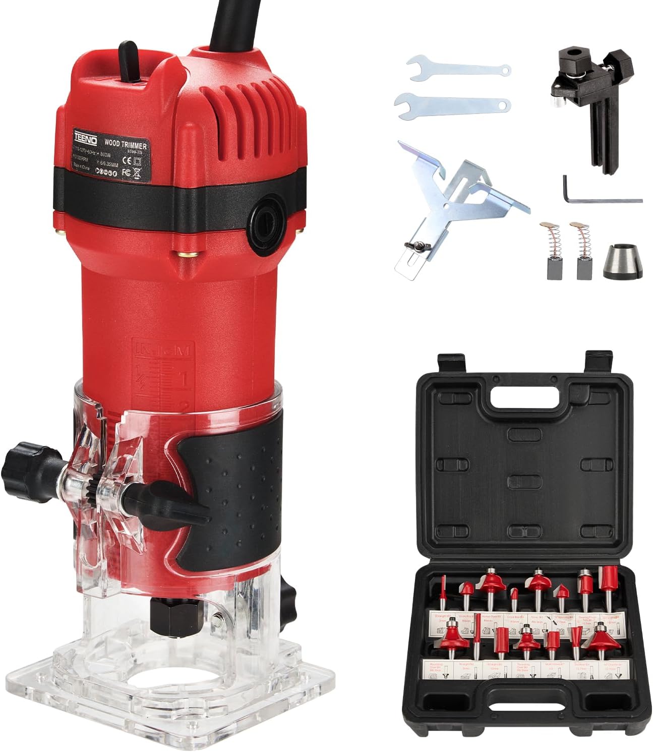 Teeno Rifilatore Fresatrice Verticale 800W 31000 RPM - immagine 1