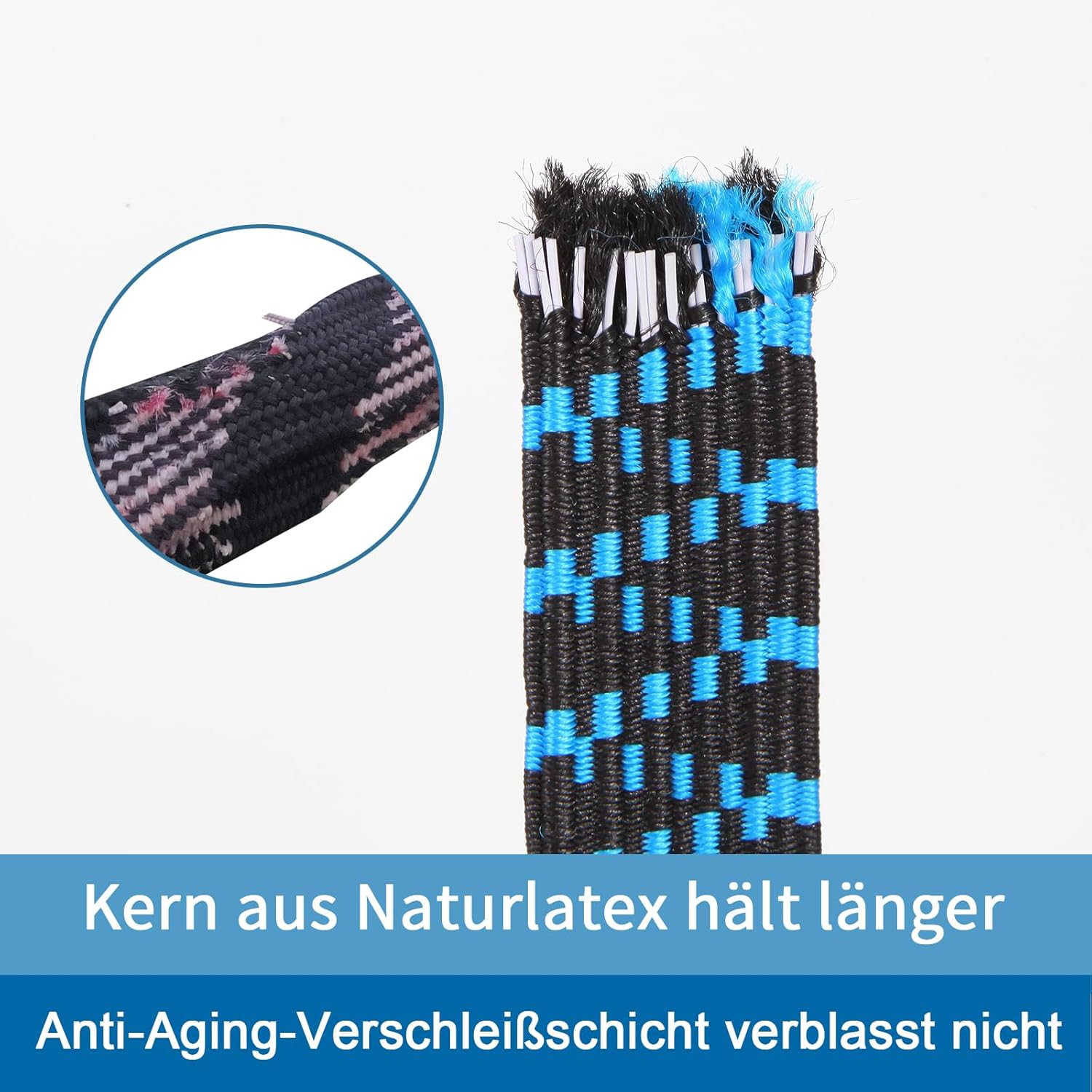 4 Pezzi Corde Elastiche con Ganci 2M, Blu - immagine 6