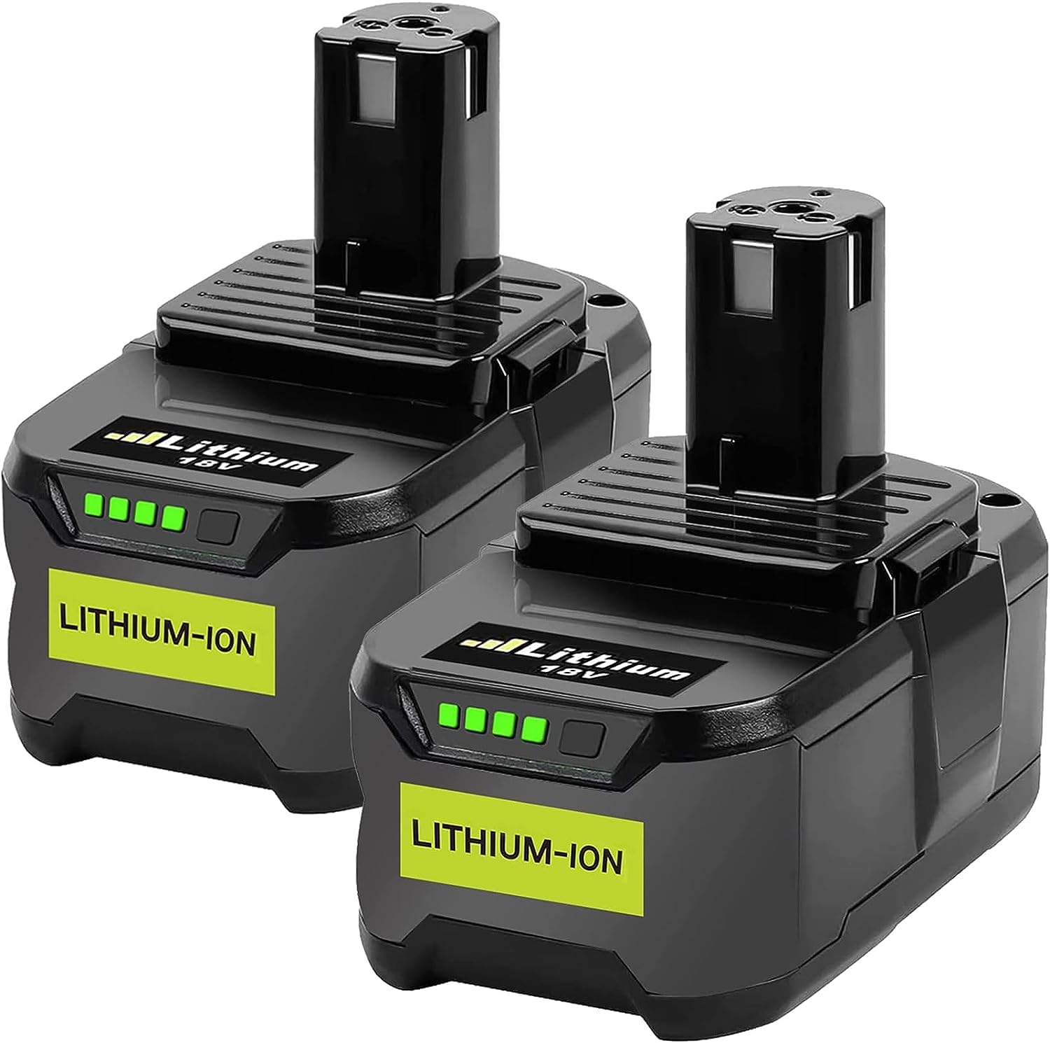 Kunlun 2 Pezzi Batteria 18V 5.5Ah per Ryobi ONE+
