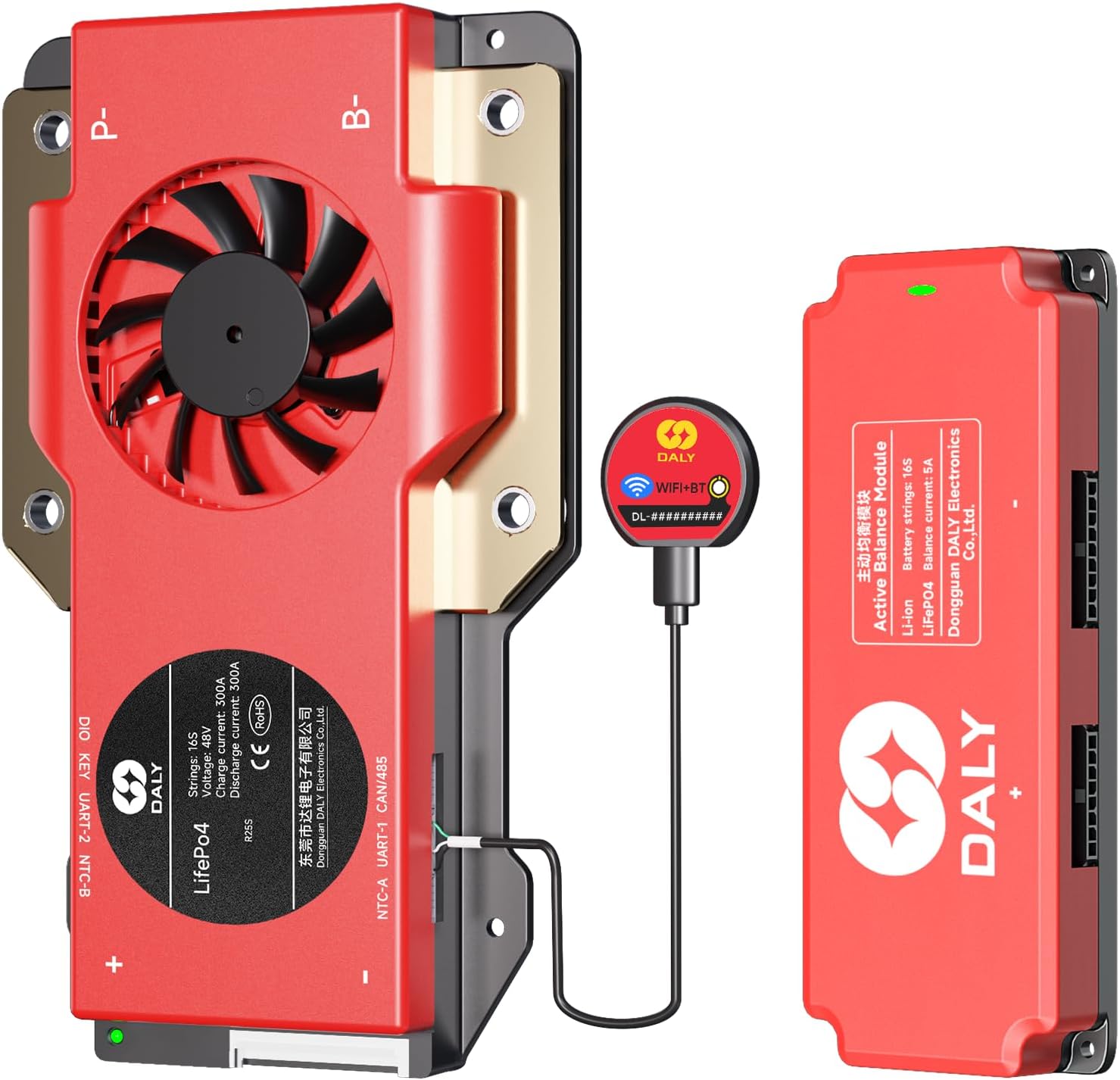 Daly BMS 48V 16S 300A Smart WiFi Bluetooth - immagine 1