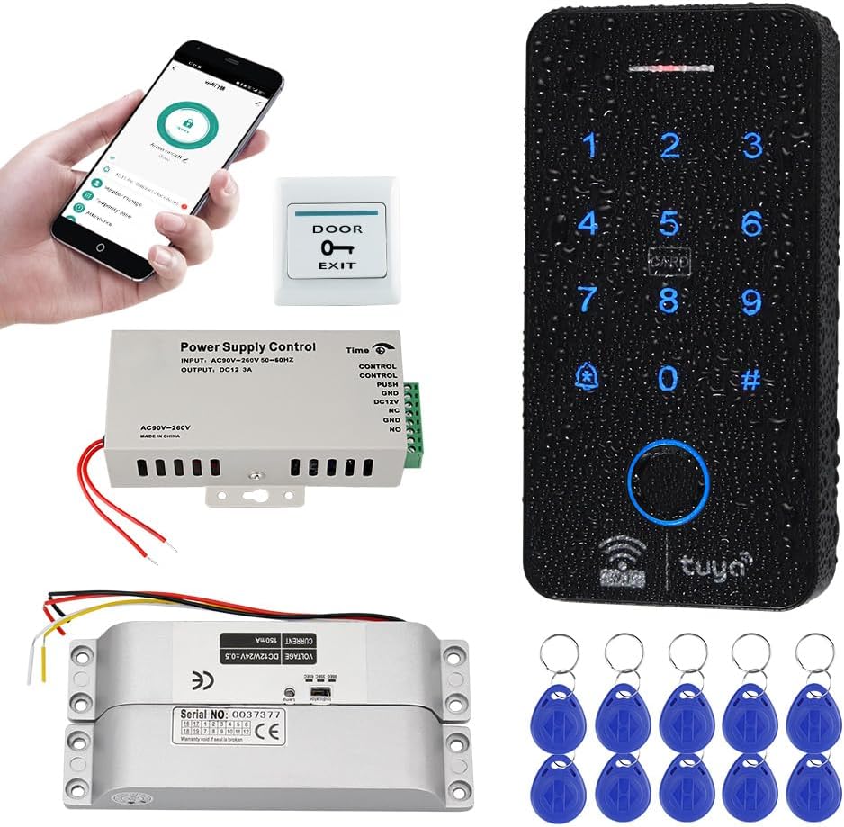 Fusytuly WiFi Sistema Controllo Accessi Biometrico IP68 - immagine 1