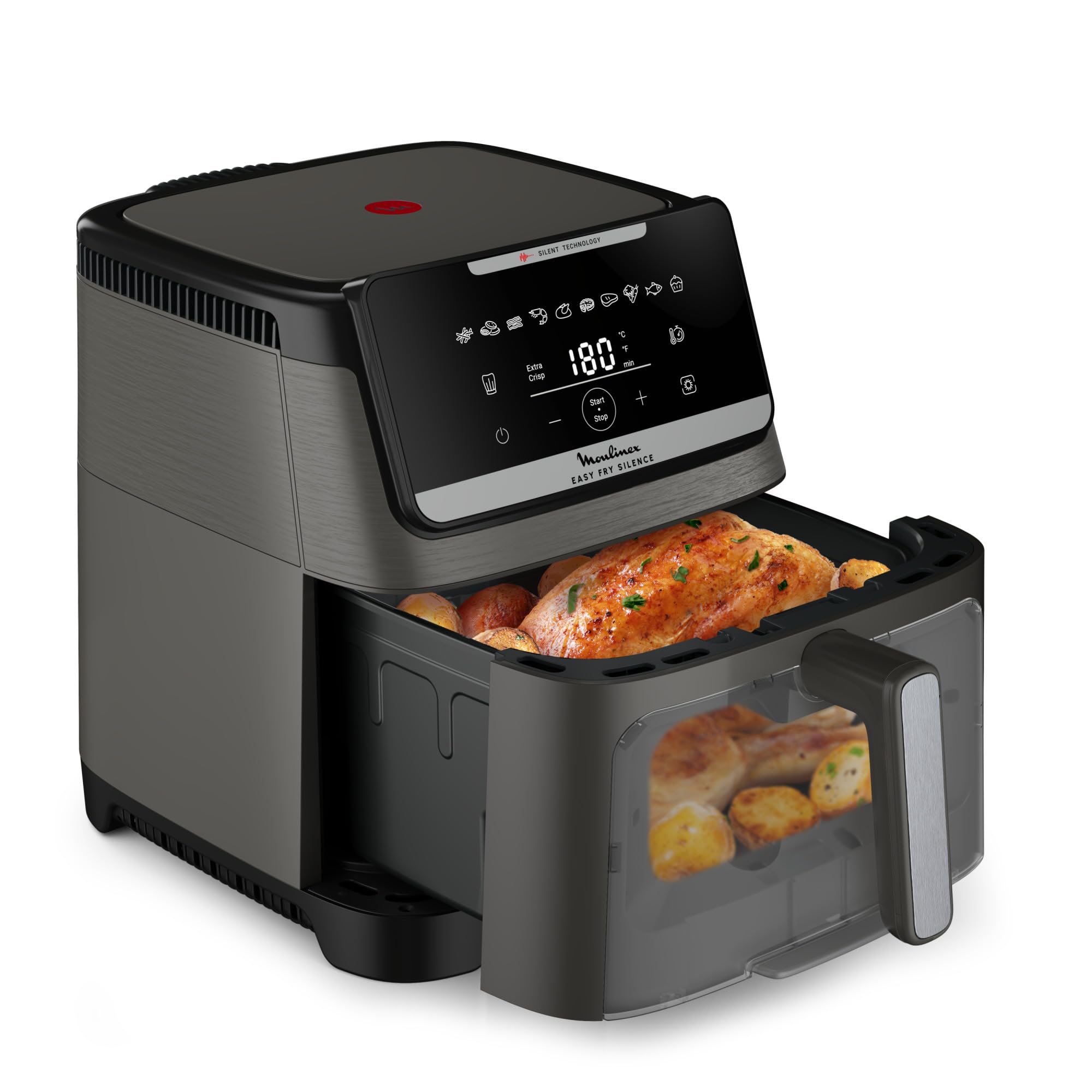 Moulinex Easy Fry Silence 7L - Friggitrice ad Aria Compatta